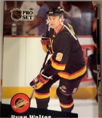 1991-92 Pro Set #504 Ryan Walter — front