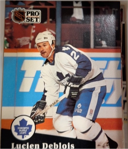 1991-92 Pro Set #491 Lucien Deblois — front