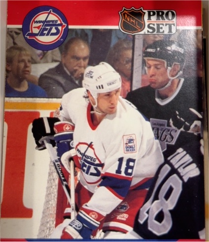 1990-91 Pro Set #557 Scott Arniel — front