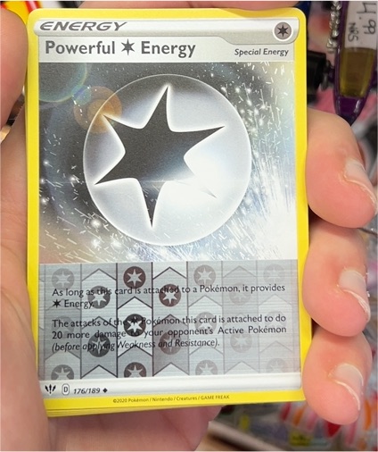 2020 Pokémon Darkness Ablaze #176 Powerful C Energy — front