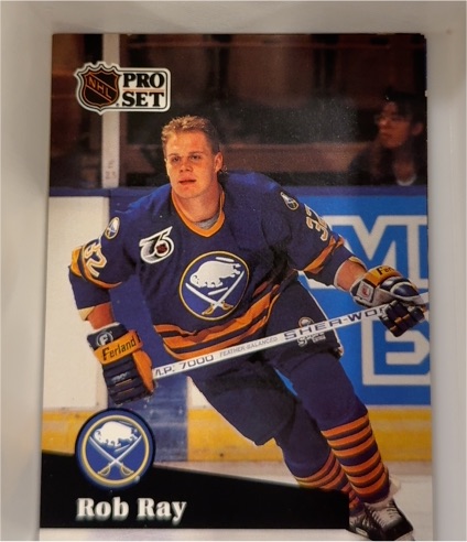 1991-92 Pro Set #355 Rob Ray — front