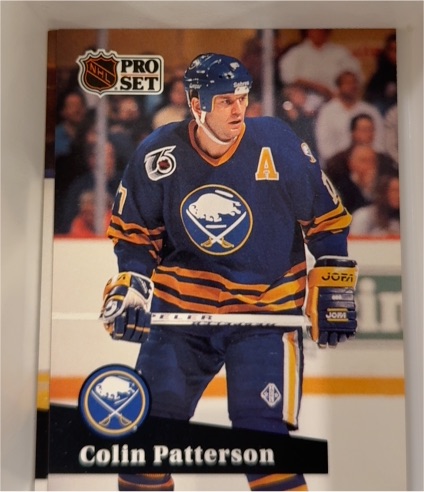 1991-92 Pro Set #356 Colin Patterson — front