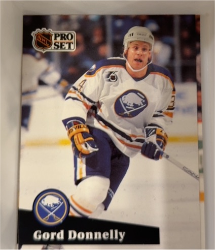1991 Pro Set #357 Gord Donnelly — front