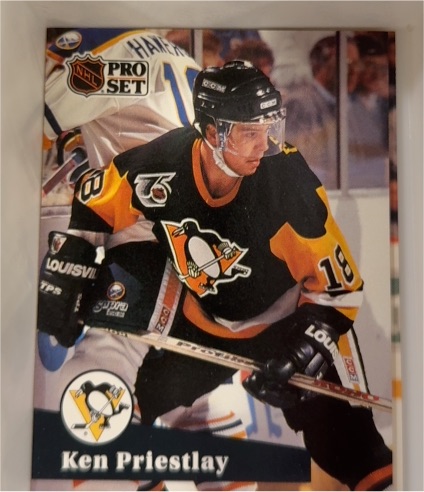 1991-92 Pro Set #460 Ken Priestlay — front