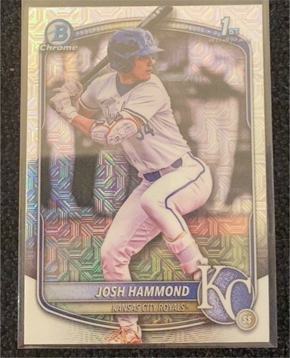 2025 Bowman Draft Chrome #BDC-185 Josh Hammond — front
