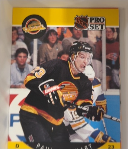 1990-91 Pro Set #304 Paul Reinhart — front