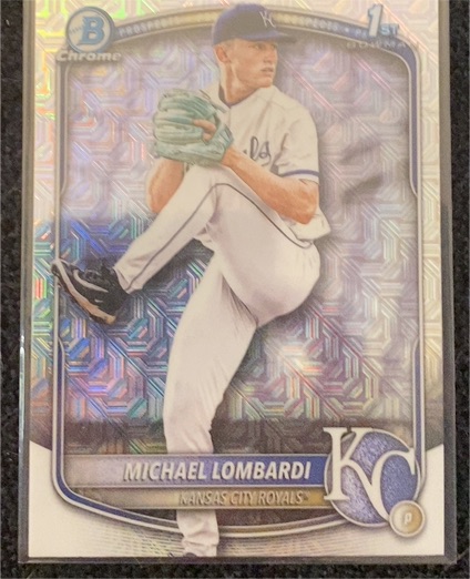 2025 Bowman Draft Chrome #BDC-118 Michael Lombardi — front
