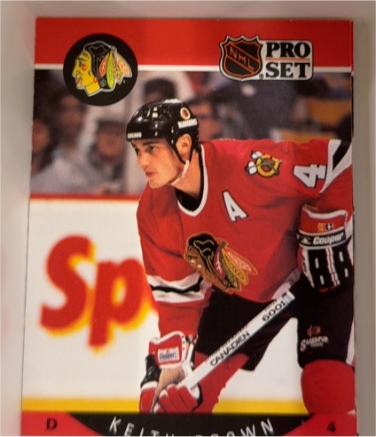 1990-91 Pro Set #49 Keith Brown — front
