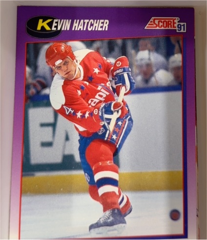 1991-92 Score American #20 Kevin Hatcher Washington Capitals — front