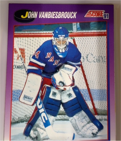 1991-92 Score American #10 John Vanbiesbrouck — front