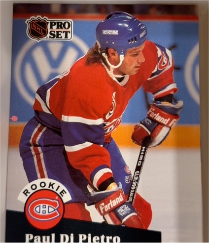 1991-92 Pro Set #546 Paul Di Pietro — front