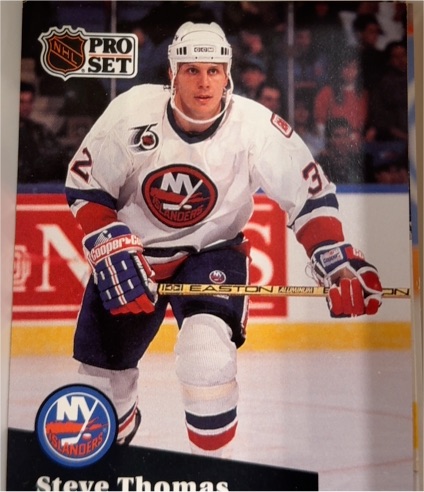 1991-92 Pro Set #438 Steve Thomas — front