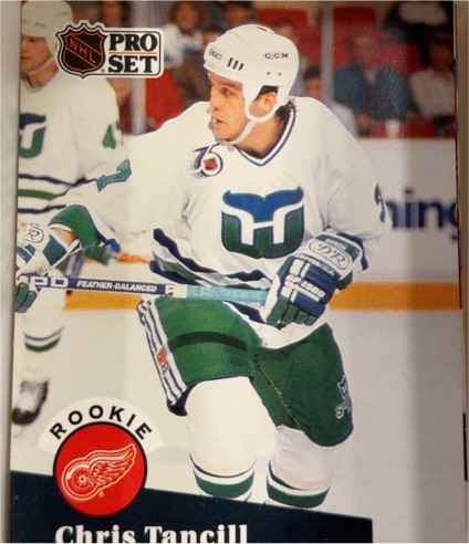 1991-92 Pro Set #539 Chris Tancill — front