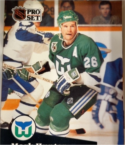1991-92 Pro Set #390 Mark Hunter — front
