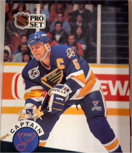 1991-92 Pro Set #583 Garth Butcher — front