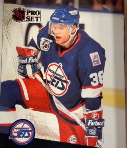1991-92 Pro Set #518 Mike Eagles — front