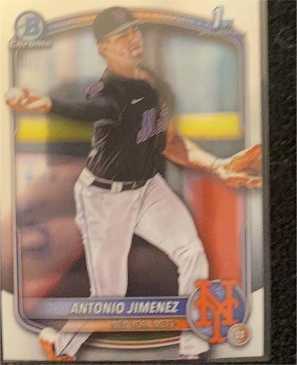 2025 Bowman Draft #BDC-56 Antonio Jimenez — front