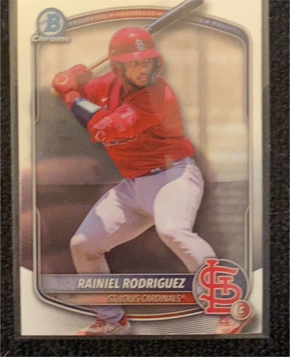 2025 Bowman Draft Chrome #BDC-72 Rainiel Rodriguez — front