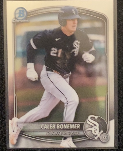 2025 Bowman Draft Chrome #BDC-184 Caleb Bonemer — front