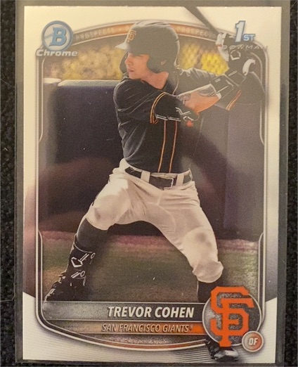 2025 Bowman Draft #BDC-46 Trevor Cohen Chrome — front