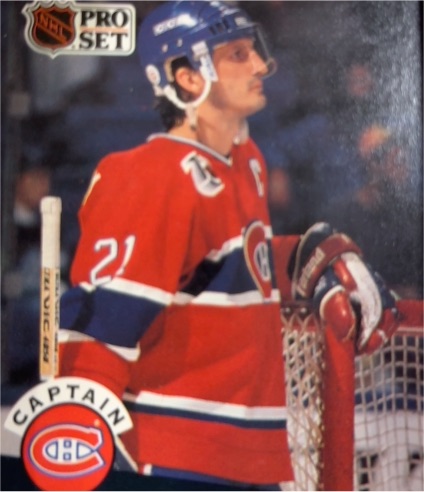 1991-92 Pro Set #576 Guy Carbonneau — front