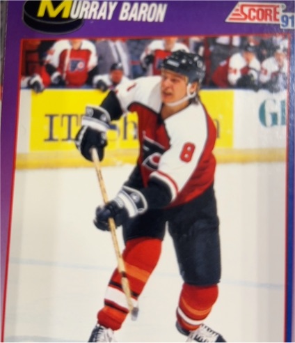 1991-92 Score #183 Murray Baron — front