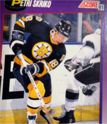 1991-92 Score #188 Petri Skriko — front