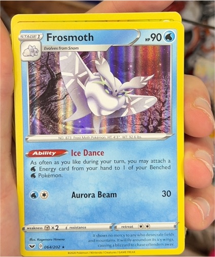 2020 Pokémon Shining Fates #030 Frosmoth — front