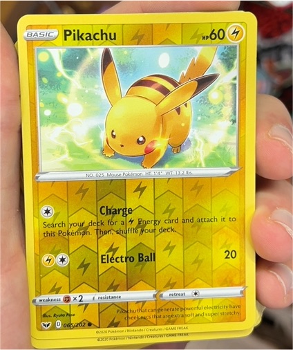 2020 Pokémon Sword & Shield #065 Pikachu — front
