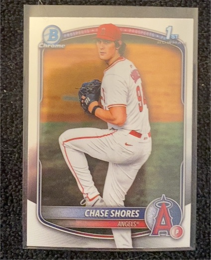2025 Bowman Draft Chrome #BDC-142 Chase Shores — front