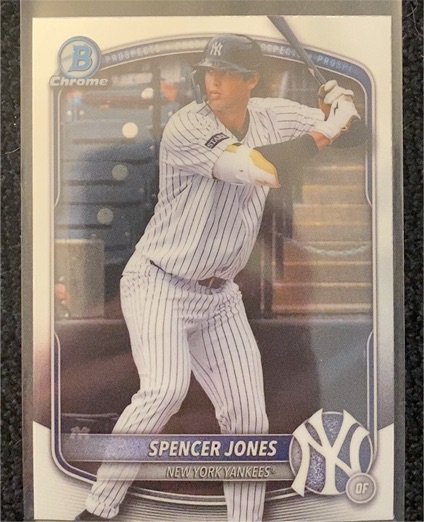 2025 Bowman Draft Chrome #BDC-9 Spencer Jones — front