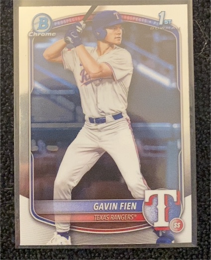 2025 Bowman Draft Chrome #BDC-15 Gavin Fien — front