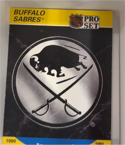 1990-91 Pro Set #567 Buffalo Sabres Team Facts — front