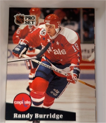 1991 Pro Set #510 Randy Burridge — front