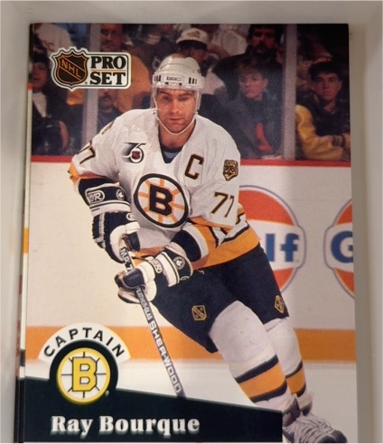 1991-92 Pro Set #567 Ray Bourque — front