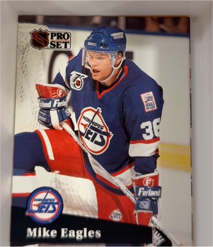 1991-92 Pro Set #533 Mike Eagles — front