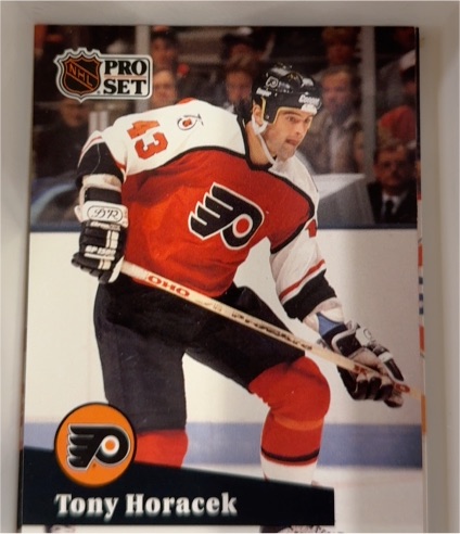 1991-92 Pro Set #455 Tony Horacek — front