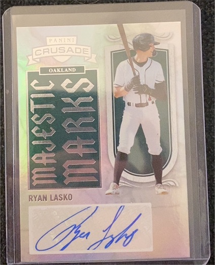 2025 Panini Crusade #12 Ryan Lasko Majestic Marks Auto — front