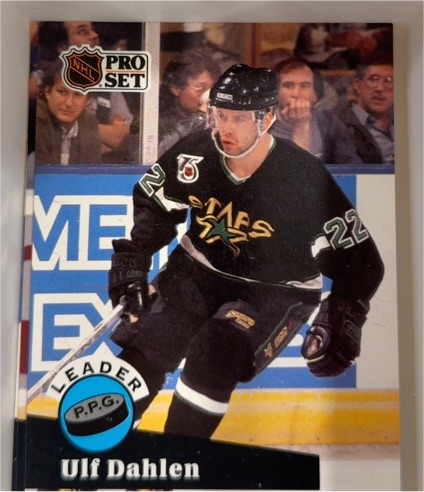 1991-92 Pro Set #607 Ulf Dahlen — front