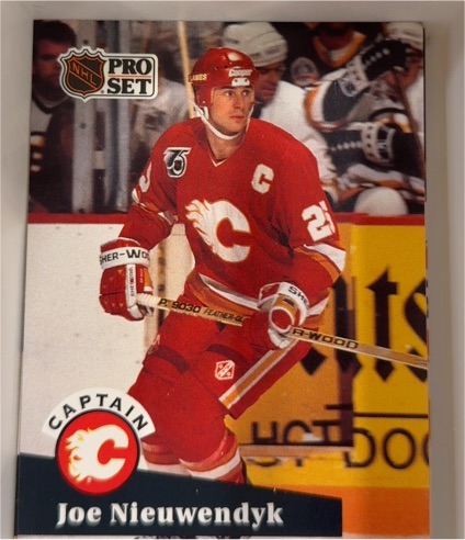 1991-92 Pro Set #569 Joe Nieuwendyk — front