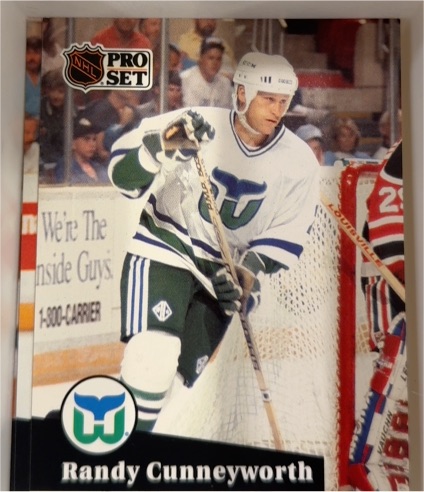 1991 Pro Set #392 Randy Cunneyworth — front