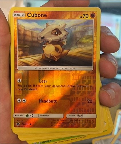 2017 Pokemon Sun & Moon Crimson Invasion #52 Cubone — front