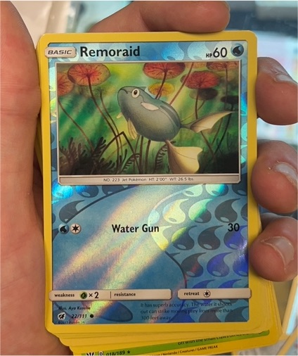 2017 Pokémon Sun & Moon Crimson Invasion #22 Remoraid — front