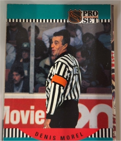 1990 Pro Set #695 Denis Morel — front