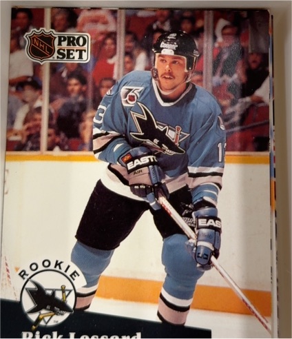 1991-92 Pro Set #560 Rick Lessard — front