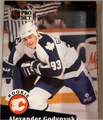 1991-92 Pro Set #563 Alexander Godynyuk — front