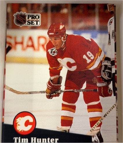 1991-92 Pro Set #366 Tim Hunter — front