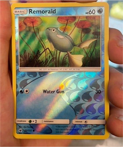 2017 Pokémon TCG Crimson Invasion #22 Remoraid — front
