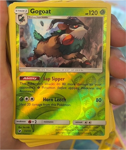 2017 Pokémon Sun and Moon Crimson Invasion #11 Gogoat — front