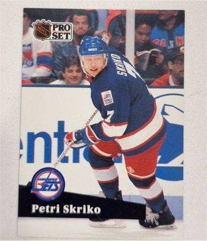 1991-92 Pro Set #517 Petri Skriko — front